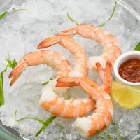 Shrimp Cocktail · 5 large chilled shrimp. Gluten-sensitive.
