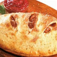 Pepperoni Stromboli · Mozzarella cheese and a generous portion of mouth-watering pepperoni.