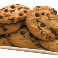 House Baked Cookies · Our homemade chocolate chip cookies are baked fresh in the store.