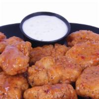 Half Order Boneless Wings Catering · Served with Bleu Cheese or Ranch for dipping. Wing count per order may vary according to siz...
