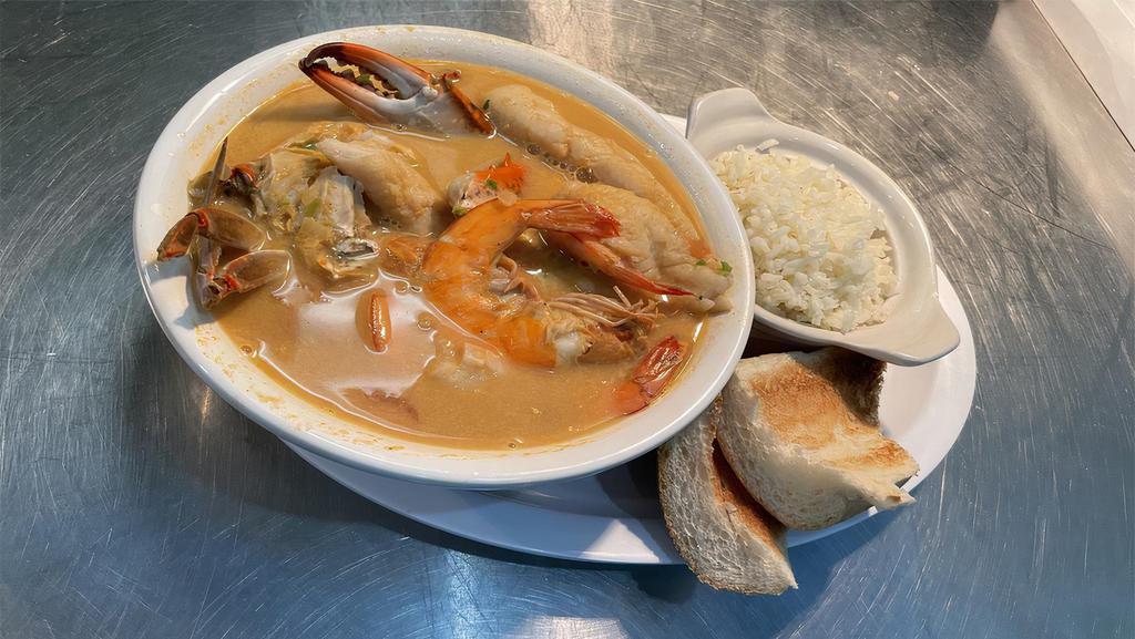 Seafood Soup · Fish, Shrimp, Crab