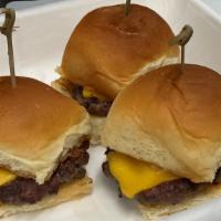 Local Burger Sliders · American cheese, Special sauce