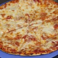 Cheese Pizza · Add ATG crust and vegan crust for an additional charge.