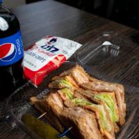Make It A Combo · Complete your meal with chips and a refreshing Pepsi beverage