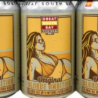 Blonde Ambition | 6-Pack · Blonde Ale brewed with Apricot Puree. Perfect choice for the Beach, BBQ, and Boat.  4.9%