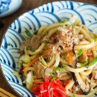 Yaki Udon · Seasonal wok-fried vegetables with udon noodles.