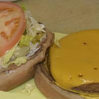 Veggie Burger · Vegetable and protein patty, comes with Veggie Mayo, all condiments (mustard, relish, onions...