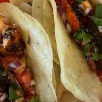 E X Sw Lobster Tacos (3 Mini Street-Tacos) · 3 street tacos with our signature sauce and chunks of lobster.