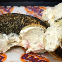 Bagel W/ Lox Cream Cheese · Please note this is Cream Cheese mixed with Bits of Nova---Not Nova slices...