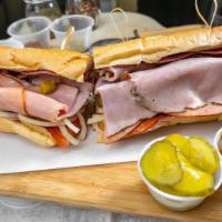 Italian Sub · Provolone cheese, Genoa salami, pepperoni, capicola, peppered ham.
please let us know if you...