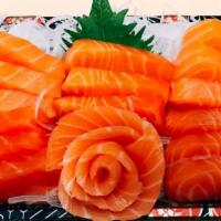 Sashimi Deluxe · Chef's best choice 18 pieces sashimi.

Consuming raw or undercooked meats, poultry, seafood,...
