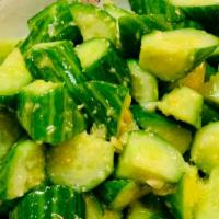 Garlic Cucumber Salad · Cold Garlic cucumber