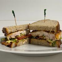 Grilled Chicken Sandwich · Grilled chicken sandwich served on a toasted bun with lettuce, tomato, pickles, your choice ...