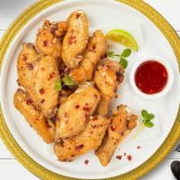S&S Wings · Breaded or naked fresh chicken wings, fried until golden brown, and tossed in sweet and sour...