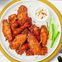 Classy Classic Wings (Boneless) · Boneless breaded fresh chicken wings until golden brown. Served with a side of ranch or bleu...