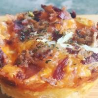 Bacon & Cheddar · Smoked bacon, baked egg and cheddar cheese.

***We can not customize orders for delivery. If...