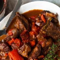Small Res Guisado / Beef Stew · Beef stew Great for lunch or dinner, this Dominican delight will hit the spot every time. Th...