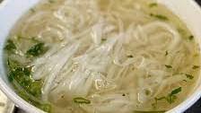 Plain Noodle Pho · Rice noodles in a hearty beef or chicken broth topped with no meat toppings, onion, scallion...