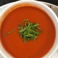 Tomato Basil - Bowl · Pureed Tomatoes, Garlic, Fresh Basil, EVOO
