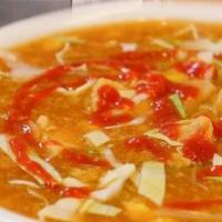 Hot N Sour Soup · Hot N Spicy chicken soup.
24 oz