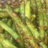 Spicy Green Beans · Lightly fried and tossed with spicy garlic sauce