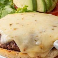 California Burger · classic burger with pepperjack cheese, avocado and chipotle ranch sauce