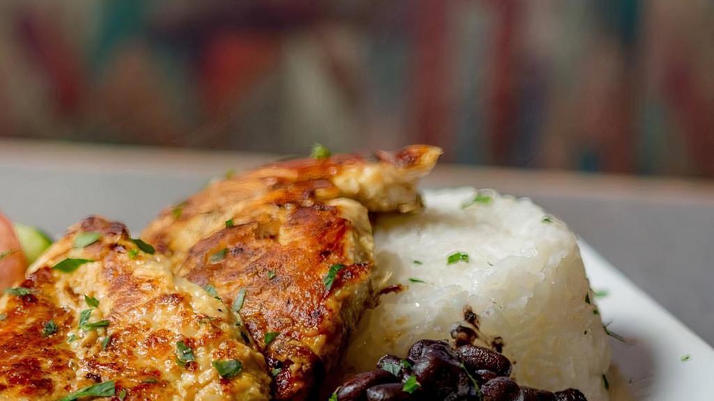 Grilled Chicken Breast Plate · Grilled Chicken Breast Plate . With Rice & Black Beans