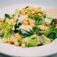 Caesar Salad · Chopped romaine, croutons and parmesan cheese with your choice of topping