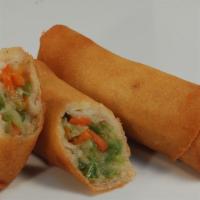 Egg Roll (2 Pc) · Vegetable with cabbage, green bean, carrots, onion, mushroom, tofu.