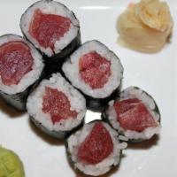 Tekka Maki (Tuna Roll) · Consuming raw or undercooked meats, poultry, seafood, shellfish, or eggs may increase your r...