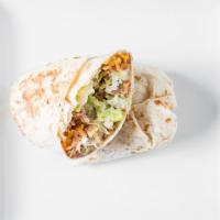 Burrito Pollo · Burrito pollo (chicken burrito).