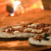Bbq Chicken  · Wood fired chicken, BBQ sauce, smoked mozzarella, onions, red peppers
