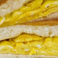 Eggs Sandwich · Comes with 2 eggs scramble  & choice of white or wheat bread.