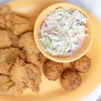 Fried Oysters · CHOICE OF 2 SIDES