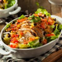 Mexican Bowl · Hearty and healthy bowl of nutty quinoa, fresh kale, roasted corn, red beans, creamy avocado...