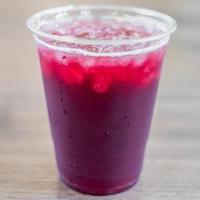 Hibiscus Water · House made Hibiscus Water, sweetened with agave and perfect to taste! Try mixing with all 3 ...