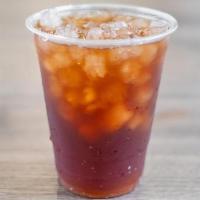 Iced Tea · House made Peach flavored black iced tea. A summertime favorite!