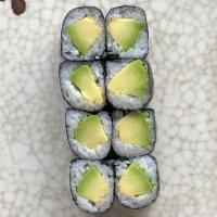 Avocado Roll (8Pc) · Fresh avocado wrapped in seaweed paper.