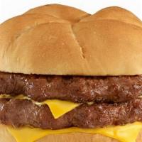 Double Cheeseburger · Two hot and juicy, 1/4 lb. patties served on a warm, buttery roll with two slices of America...