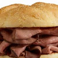 Roast Beef · 3.25 ounces of slow-roasted, top (inside) round USDA choice beef sliced to order, drizzled w...