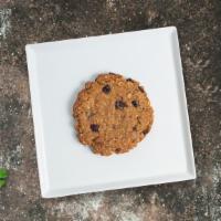 Gluten Free Oatmeal Chocolate Chip Cookie · Our special Gluten Free dough with oatmeal and Belgium chocolate chips