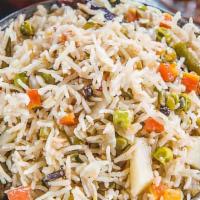 Vegetarian Pullav · Vegetarian Pullav is a flavored Indian rice dish made by cooking basmati rice with Onion,car...