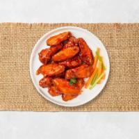 Buffalo Blaze Wings · (5 pieces) Fresh chicken wings breaded, fried until golden brown, and tossed in buffalo sauce.