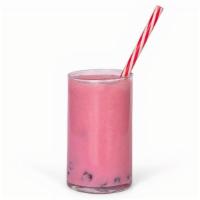 Berry Time Blast Smoothie · Strawberry, raspberry, blackberry, blueberry, and almond milk.