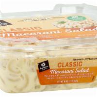 Classic Macaroni Salad · Macaroni with sweet pickle relish, celery & bell peppers in a creamy mayonnaise dressing.