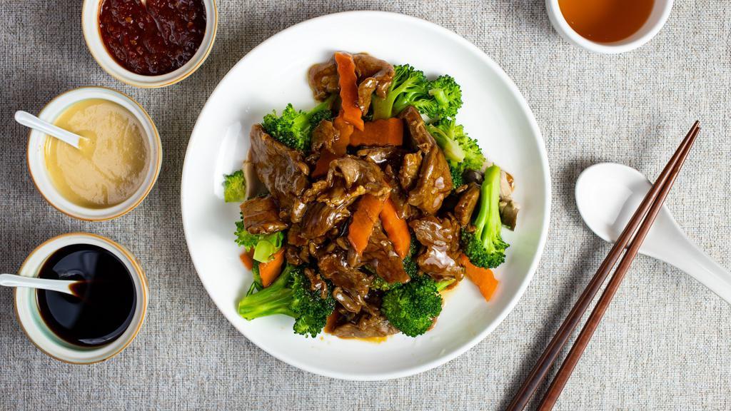 Beef Be Upon Us · This dish reigns! Juicy beef and fresh broccoli stir-fried in a light sauce.