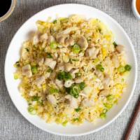 Be Rice To Me · Farm chicken and seasonal vegetables stir-fried and cooked with rice.