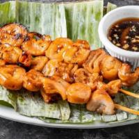 Pork Isaw (Boy-Isaw - Grilled Pork Intestine) - 3 Pcs · grilled pork intestine baste with famous sauce with serve with our famous sinamak