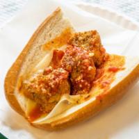 Meatball Sub · Comes standard with provolone cheese.