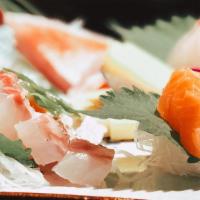 Party Platter D (For 3) · Assorted of 16 pcs sushi, 12 pcs sashimi, any two regular rolls and any two special rolls un...
